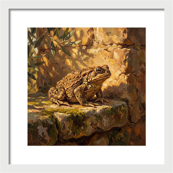 Mediterranean Toad On Stone