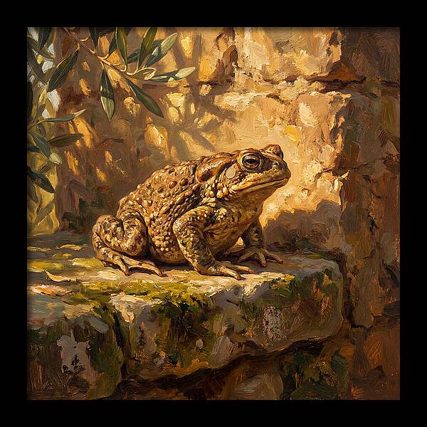 Mediterranean Toad On Stone