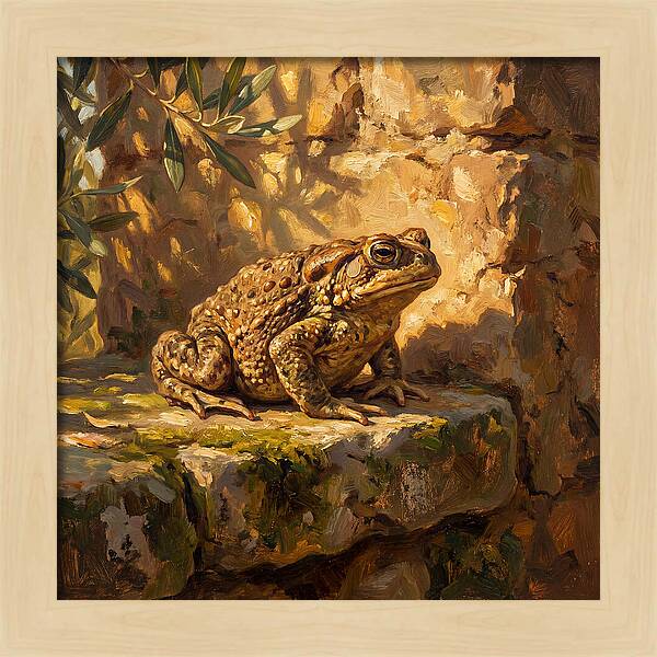 Mediterranean Toad On Stone