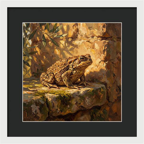 Mediterranean Toad On Stone