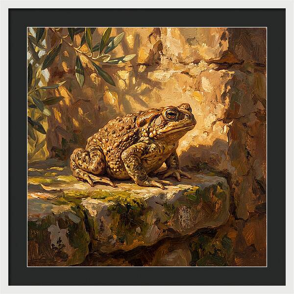 Mediterranean Toad On Stone