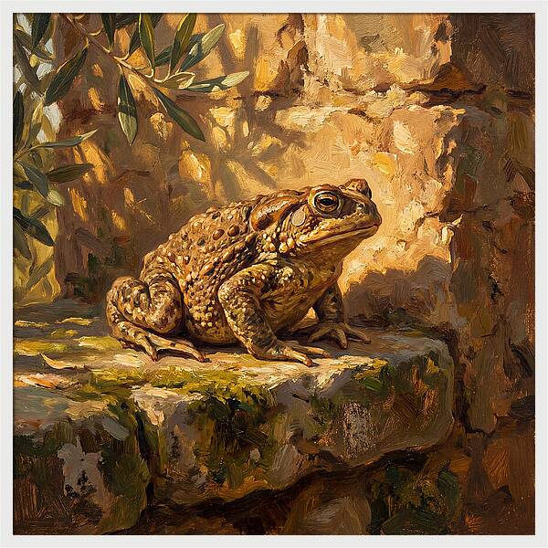 Mediterranean Toad On Stone