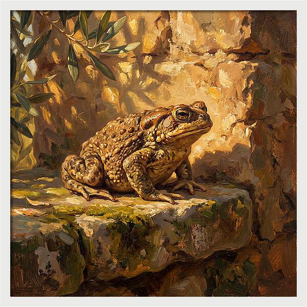 Mediterranean Toad On Stone