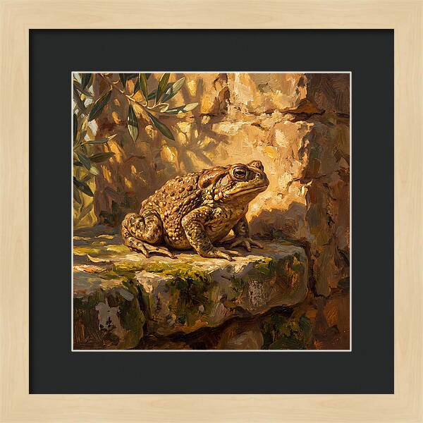 Mediterranean Toad On Stone
