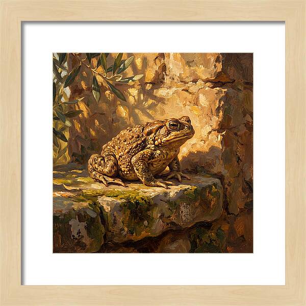 Mediterranean Toad On Stone