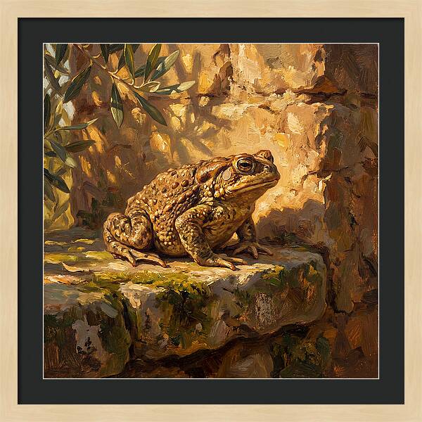 Mediterranean Toad On Stone