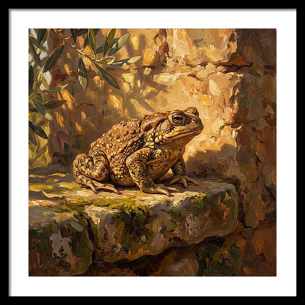 Mediterranean Toad On Stone