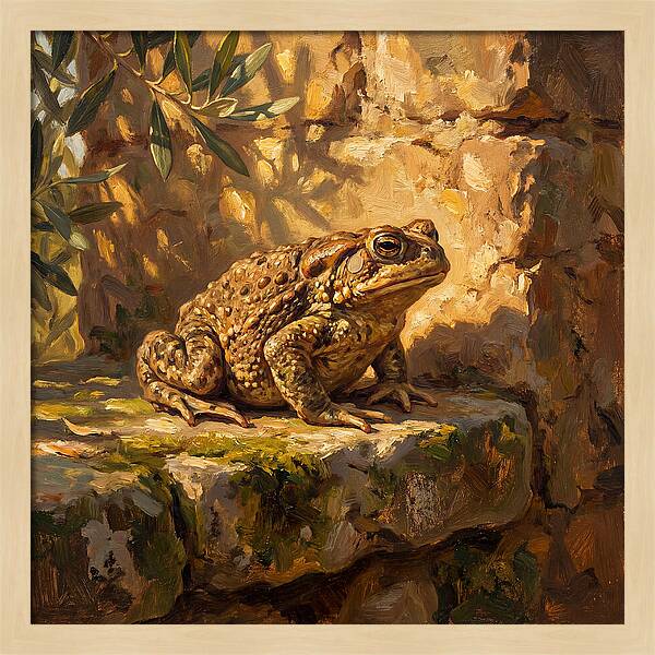 Mediterranean Toad On Stone