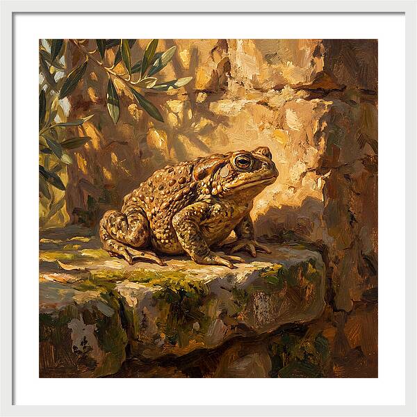 Mediterranean Toad On Stone