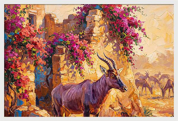Mediterranean Topi Among Ruins