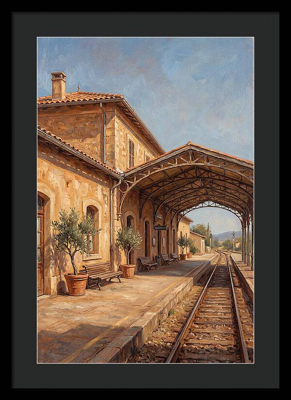Mediterranean Train Station Serenity