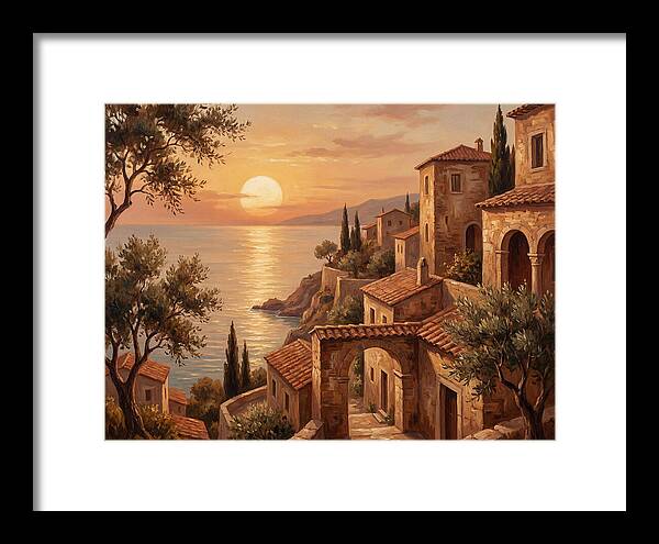 Mediterranean Twilight Tranquility