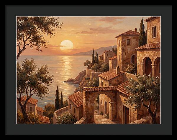 Mediterranean Twilight Tranquility