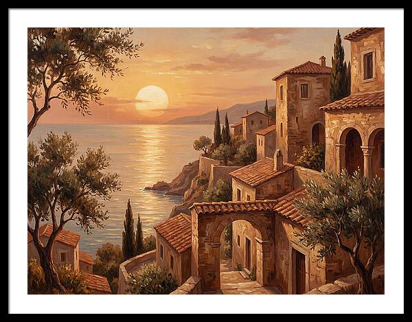 Mediterranean Twilight Tranquility