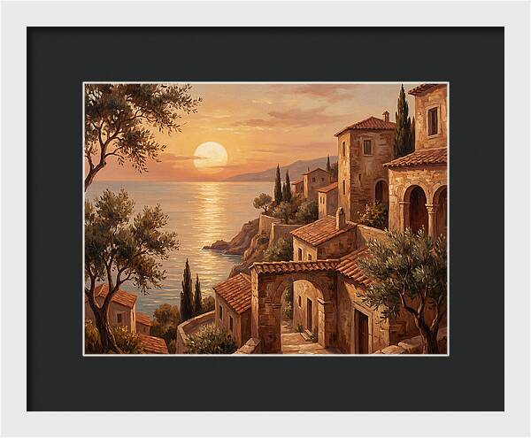 Mediterranean Twilight Tranquility