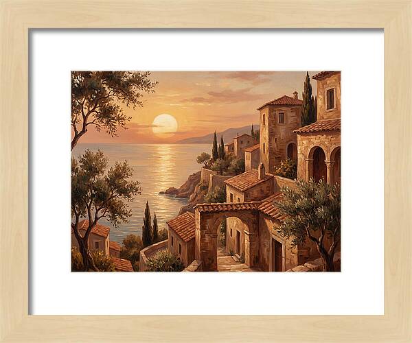 Mediterranean Twilight Tranquility
