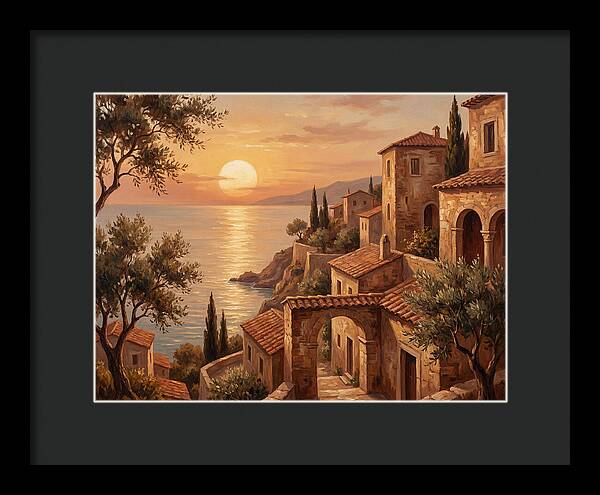 Mediterranean Twilight Tranquility
