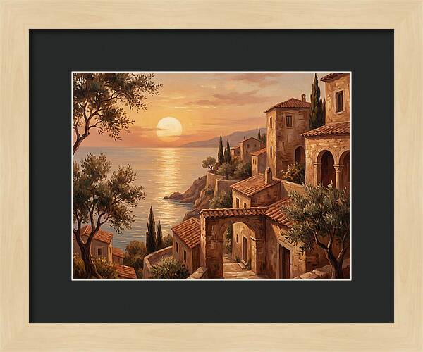 Mediterranean Twilight Tranquility