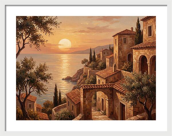 Mediterranean Twilight Tranquility