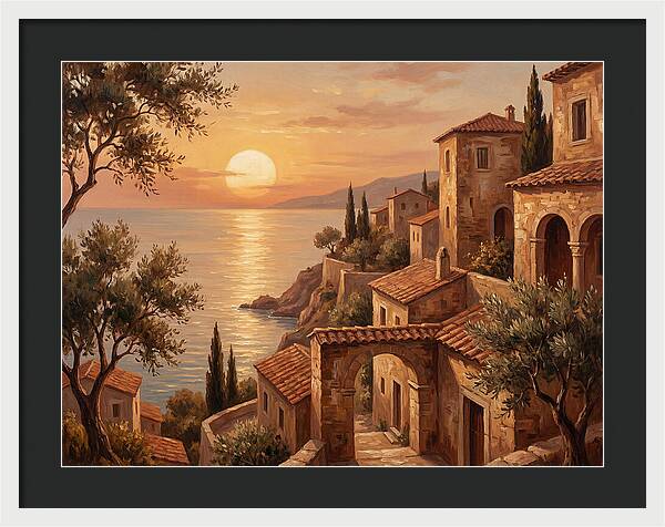 Mediterranean Twilight Tranquility