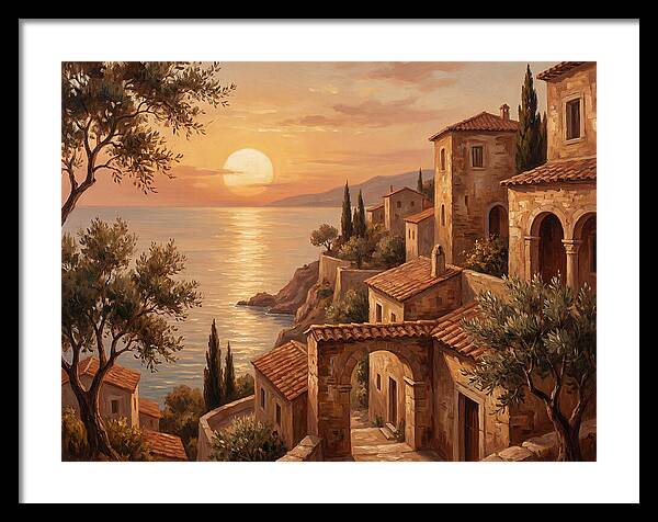 Mediterranean Twilight Tranquility