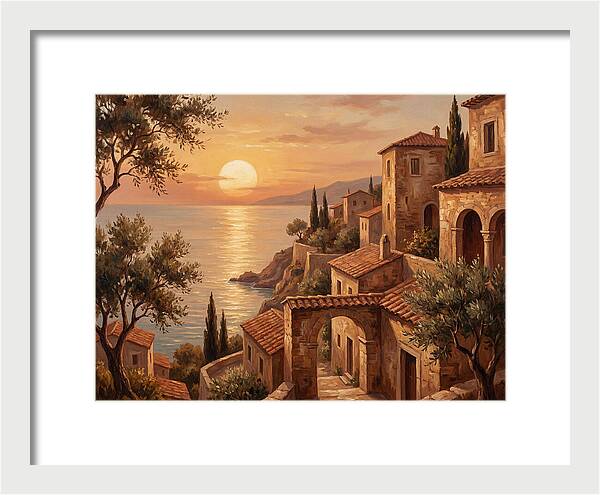 Mediterranean Twilight Tranquility