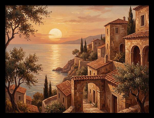 Mediterranean Twilight Tranquility