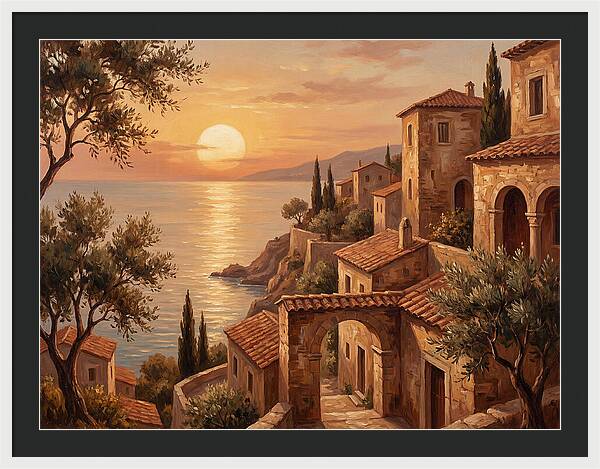 Mediterranean Twilight Tranquility