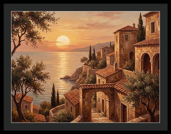 Mediterranean Twilight Tranquility