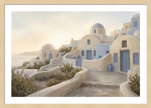 Mediterranean Village Serenity