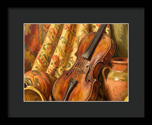Mediterranean Violin Still Life
