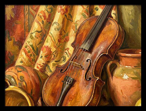 Mediterranean Violin Still Life