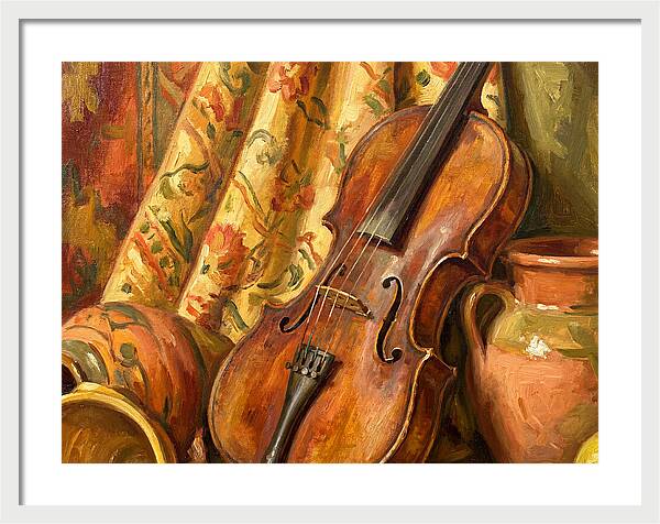 Mediterranean Violin Still Life