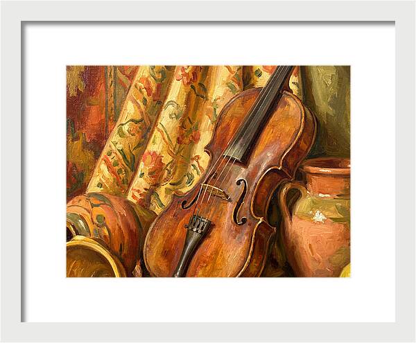 Mediterranean Violin Still Life