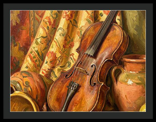 Mediterranean Violin Still Life