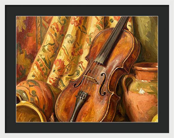 Mediterranean Violin Still Life