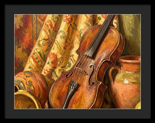 Mediterranean Violin Still Life
