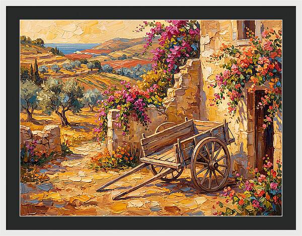 Mediterranean Wagon Landscape