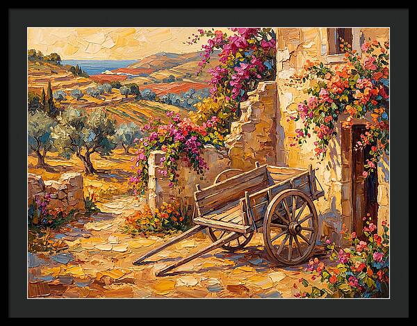 Mediterranean Wagon Landscape
