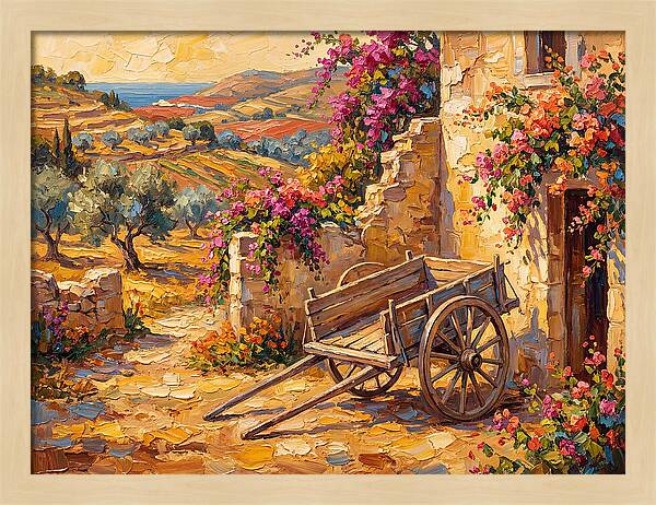 Mediterranean Wagon Landscape