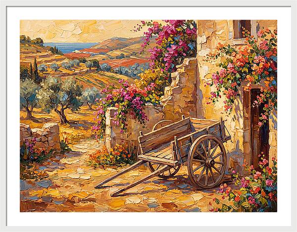 Mediterranean Wagon Landscape