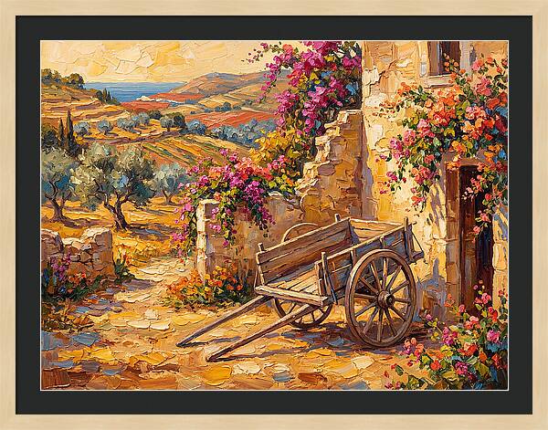 Mediterranean Wagon Landscape