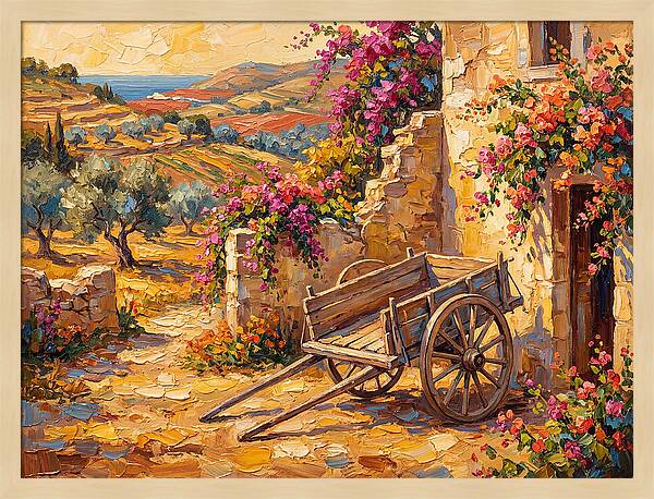 Mediterranean Wagon Landscape