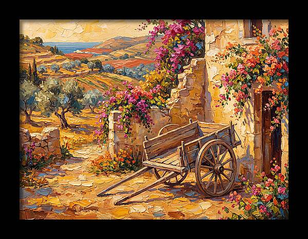 Mediterranean Wagon Landscape