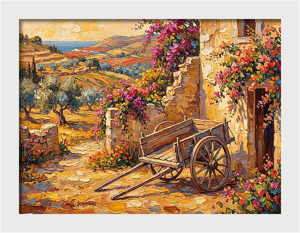 Mediterranean Wagon Landscape