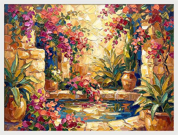 Mediterranean Water Garden Bliss