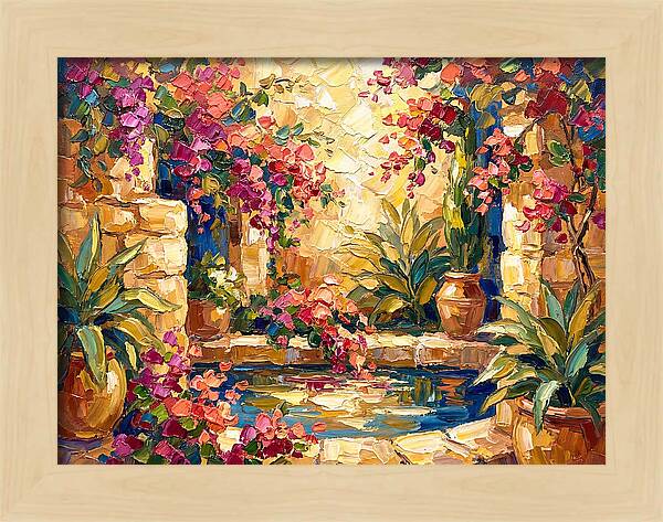 Mediterranean Water Garden Bliss