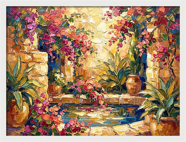 Mediterranean Water Garden Bliss