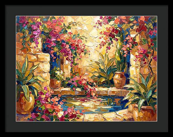Mediterranean Water Garden Bliss