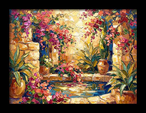 Mediterranean Water Garden Bliss